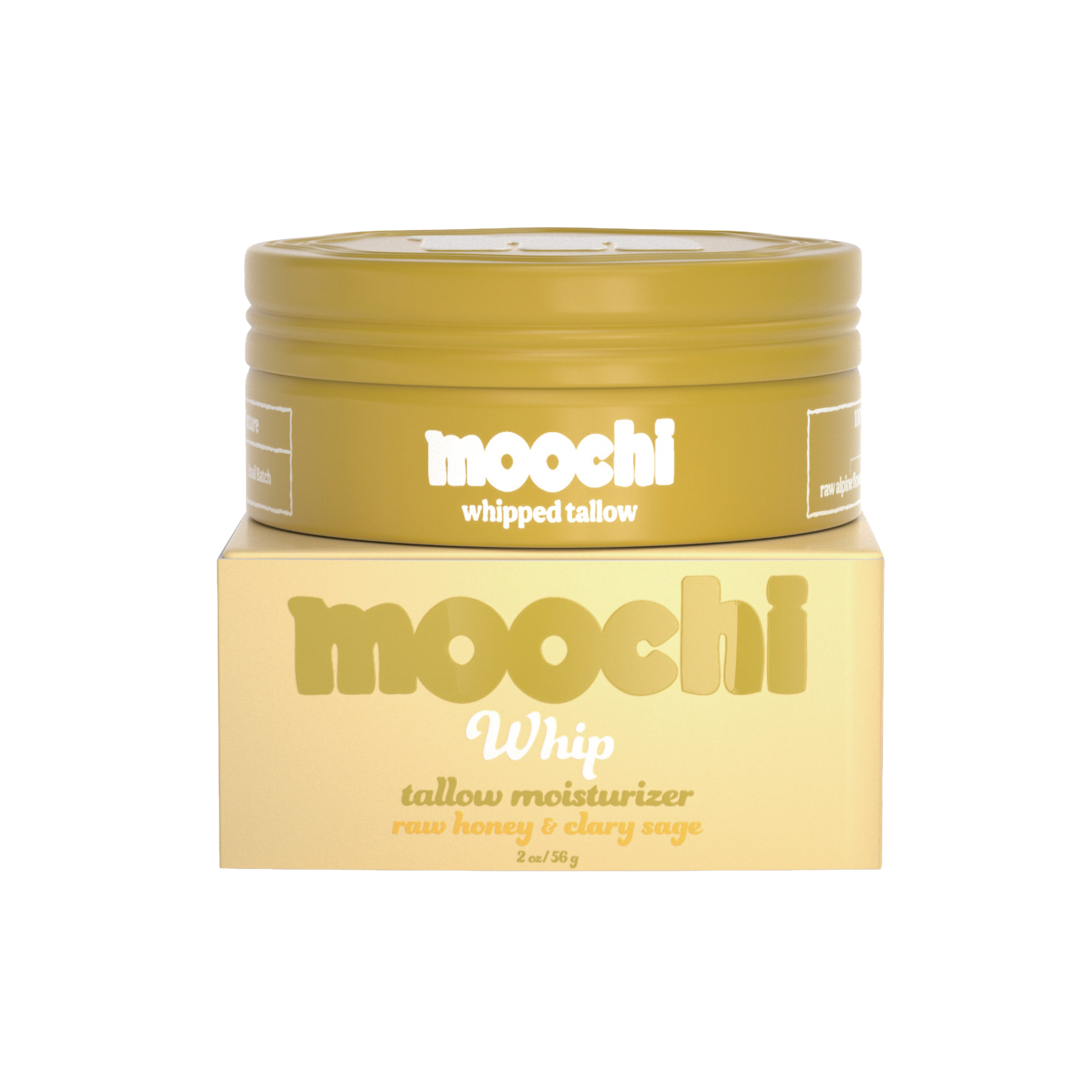 Moochi Whipped Tallow Balm - Raw Alpine Honey & Clary Sage