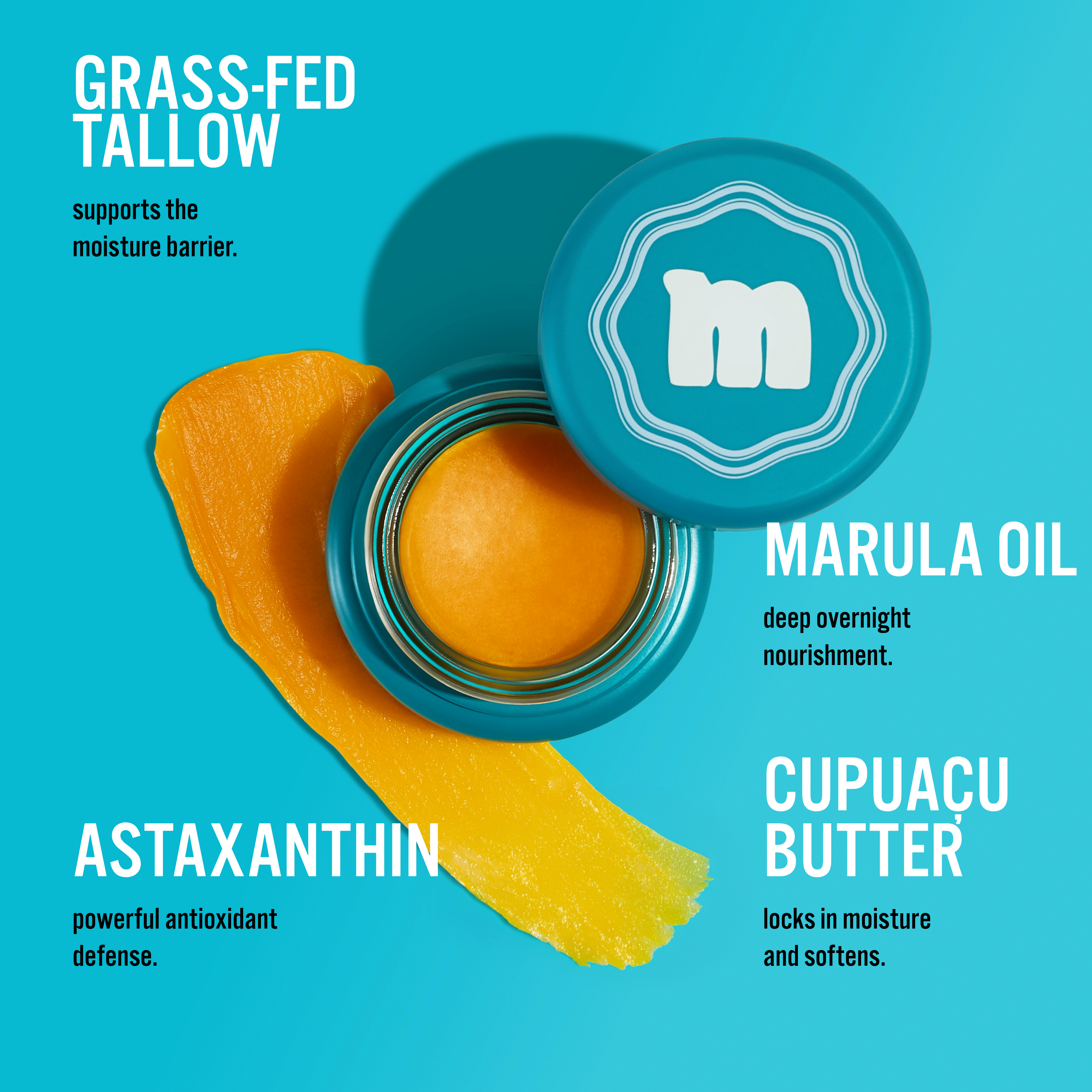 Moochi Grass-fed Tallow Barrier Balm - Nighttime 30g
