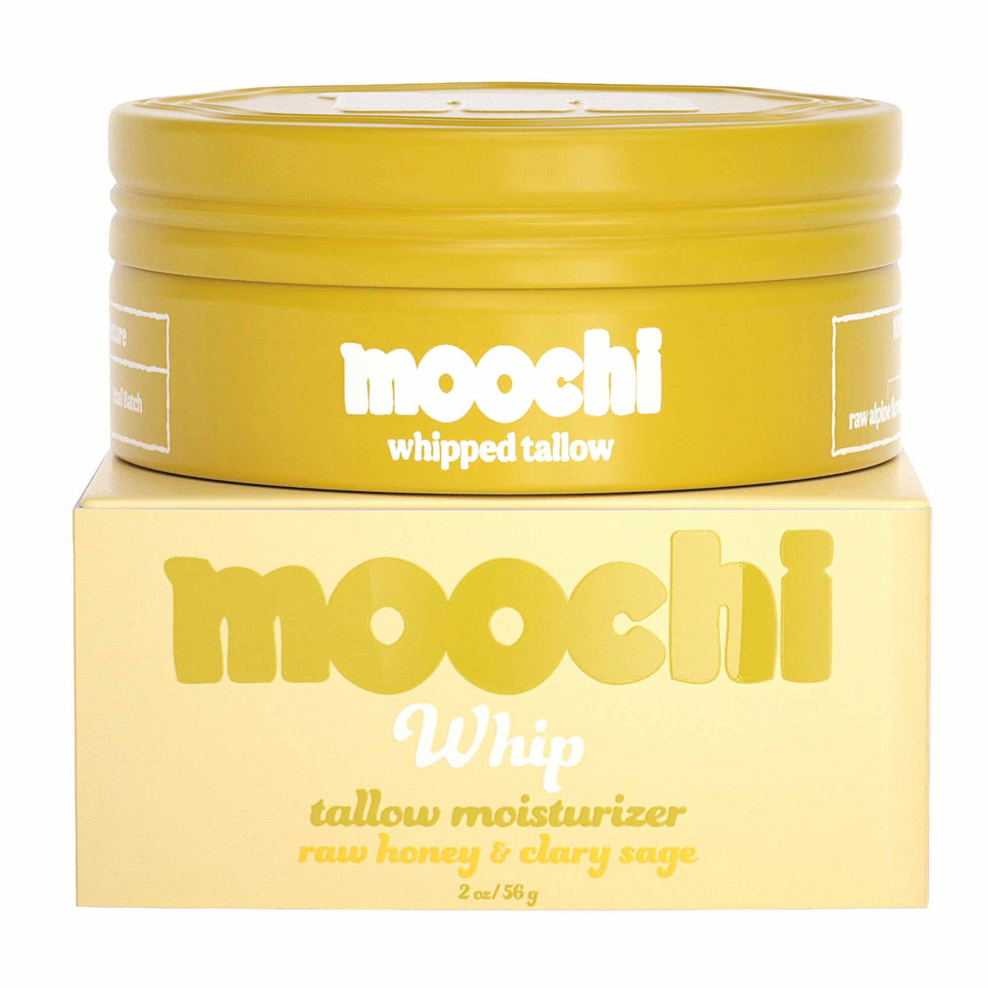 Moochi Whipped Tallow Balm - Raw Alpine Honey & Clary Sage